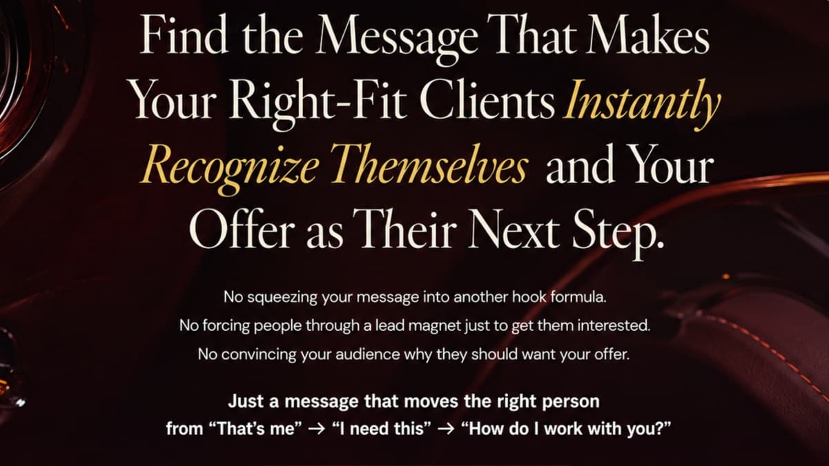 The Call-Out™ Messaging Strategy Session